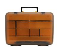 YONGZURA Fishing Tackle Storage Box | Large Capacity Lure Suitcase with ABS Handle/Ventilation Openings | Plastic Tool Cabinet for Sea Fishing Gear