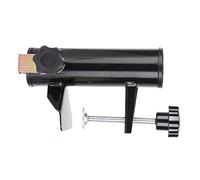 YONGZURA Umbrella Clamp for Outdoor Use | Heavy Duty Steel Clip for Garden/Yard/Fishing | Adjustable Holder Fits 1.5" Poles | Black