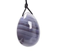 Yoni Egg Natural Agate Drill Eggs Set Quartz Massage Ball Jade Kegel Exercise, 3 Pcs decorazione della stanza (Color : 45x30 Mm)