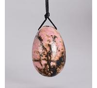 Yoni Egg per esercizi di Kegel Yoni Egg Confezione regalo Set Pietra naturale di rodolite Sfera per la salute Massaggio per esercizi di Kegel, 45x30 mm