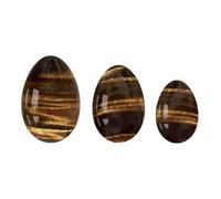 Yoni Egg Set Occhi di Tigre Bacchetta Yoni Uova di Giada Forate Uova di Kegel Esercitatore Uova d'amore non forate Prodotto Femminile Uovo senza scatola