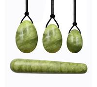 Yoni Egg Set Wand Kegel Exerciser Stone Massage Ball Drilled Jade Eggs, 3pcs No Box WHRLQXM (Color : 4pcs No Box)