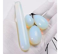 Yoni Eggs - Set di uova massaggianti da donna, in quarzo rosa, giada, sfera di cristallo per la salute del pavimento pelvico, muscoli, opalite