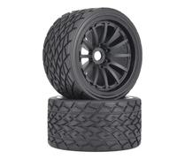 YONMFRDS per 1/8 1/10 2 Pezzi 4 Pezzi Ruote Pneumatici in Gomma 144 Mm * 70 Mm Adattatore 17 Mm RC Modello di Auto Telecomandata Monster Truck Parti RC Auto Pneumatici(2 PCS)