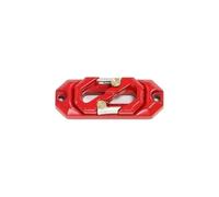 YONMFRDS per Axial per SCX10 per Traxxas per TRX4 1/10 RC Crawler Auto Parti di Aggiornamento Magnete Verricello Corda Guida Hawse Passacavo Guardia E Gancio Traino del Rimorchio Parti Auto Rc(Red)