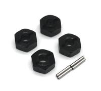 YONMFRDS per Gladiator per ZD MT16 BX12 X12S MT14R PT14R 1/14 Metallo 4 Pezzi 12 Mm Hex Bond Ricambi Auto Telecomandate Aggiornamenti E Sostituzioni Parti Aggiornamento RC(Black)