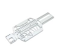 YONMFRDS per Mini-Q8 Q9 1/28 90 94 98 102 106 110 114 118 122mm Piastra Inferiore Multi per Passo in Metallo Ricambi Auto RC Accessori Sostituzione Aggiornamento Parti Aggiornamento RC(Silver)