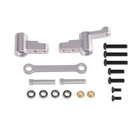 YONMFRDS per MJX per Hyper Go 1/14 14301 14302 14303 Colonna dello Sterzo Metallo RC Auto Veicoli Cingolati Parti Accessori Aggiornamenti Sostituzioni Parti Aggiornamento RC(Silver)