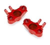 YONMFRDS per Traxxas per E-maxx T-maxx per Revo 3.3 per Summit 4x4 1/10 Supporto ASSE Anteriore Posteriore Metallo 5334 Accessori Ricambi Auto RC Parti Aggiornamento RC(Red)