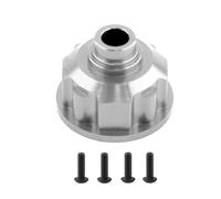 YONMFRDS per Traxxas per E-Revo 2.0 per VXL 86086-4 8681X 1/10 1 Pz Supporto Alluminio Scatola Differenziale Accessori Auto RC Aggiornamenti E Sostituzioni Parti Aggiornamento RC(Silver)
