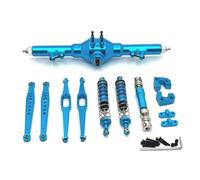 YONMFRDS per WLtoys 124006 12423 12427 12428 12429 1/12 Kit Fragile in Metallo RC Ricambi E Accessori per Auto Aggiornamenti Sostituzione E Utilizzo Parti Aggiornamento RC(Blue)