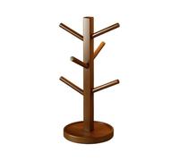 YONMLEDO Albero Porta Tazze Portabicchieri da caffè Portabicchieri compatto Supporto for organizzatore Tazza da caffè Albero for bancone for matrimonio Soggiorno Cafe(Brown)