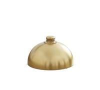 YONMLEDO Coperchio per Bistecca in Acciaio Inox Copri Bistecca Copri Bistecca Rotondo Facile da Pulire Cupola for Alimenti Cloche antispruzzo Lavabile in lavastoviglie