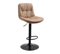 YONMLEDO Sgabelli Bar Sedia da bar Sgabello girevole con registratore di cassa con schienale alto e leggero(Khaki 01)