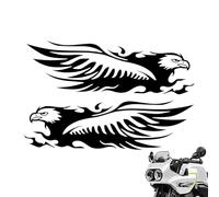 Yonuaret Adesivi per Moto | Design Aquila per Decalcomanie Auto,Toppa Autoadesiva Nastro Riflettente Decorazione in Stile Vintage per Camion Casco Moto da Fuoristrada Portatile Veicoli Scooter