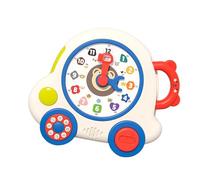 Yonuaret Apprendimento 'orologio per bambini, orologio didattico per bambini - Orologio interattivo per bambini,Orologio per l'apprendimento che racconta l'ora, orologio per insegnare facilmente,