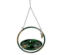 Yonuaret Bagno per - Grande Alimentatore Appendibile con Acqua,Fontana da Esterno in Metallo per,Per Fringuelli Azzurri Giardino Terrazzo