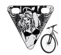 Yonuaret Catadiottri per Bicicletta per la Guida in Ore Notturne, Segnale di Avvertimento per Ciclismo, Decorazione Posteriore A Triangolo per Pendolari Notte Gare Strada