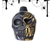 Yonuaret Figure di Halloween, fischietti, teschi gotici, Halloween, curiosità da collezione, in resina, per aula, cosplay, eventi, feste, riunioni