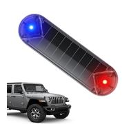 Yonuaret Luce LED antifurto, luci solari antifurto per auto - Spie di simulazione | Luce antifurto solare per auto, moto, bicicletta, lampada finta autoadesiva