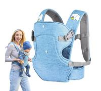Yonuaret Portabebè Sul Petto | Supporto Regolabile 2 in 1 con Seduta Anteriore,Fascia Lombare Leggera Traspirante Con Seduta Anca Adatta A Tutte Le Stagioni Unisex Per Esterni