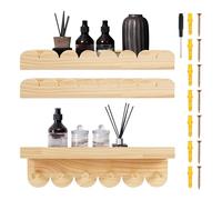 Yonuaret Scaffali Per Riporre Libri Per L Infanzia | 3 Pezzi In Legno Con Risparmio Spazio Per Decorazione - Espositore Per Libri In Legno - Per Famiglia Bambini Studio Scuola