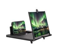 Yonuaret Supporto pieghevole 3D HD per smartphone come amplificatore, supporto proiettore per ingrandimento dello schermo, per uomini, donne, adolescenti, video e feste