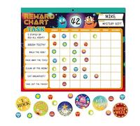 Yonuaret Tabella Delle Faccende Per Bambini | Tracker Magnetico Comportamento Scolastico,Tabella Premi Riutilizzabile Con Adesivi Gestione Routine Quotidiana Per Casa Asilo Scuola Frigorifero