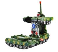 Yonuaret Trasformare l'auto robot, trasformare l'auto per bambini | Auto elettrica giocattolo per bambini con rotazione di 360 gradi | Figurine da collezione per ragazzi dai 3 ai 15 anni, veicolo