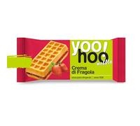 Yoo Hoo! Crema di Fragola | Doppio Waffle con il 40% di Crema di Fragola | Confezione da 12 Waffle | Con espositore