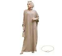 YOOCHUENG Abito Preghiera per Donne Musulmana - XL(UE 42-54),Abaya Donna
