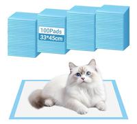 Yoodriy 100 Pezzi Tappetini Igienici per Cani e Cuccioli 33cmx45 cm, Traversine Assorbenti a 6 Strati, Superficie a Asciugatura Rapida, Anti-Fuga e Controllo Odori