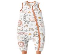 Yoofoss Piccolo sacco a pelo quadrato Air Layer Split Leg 2.5TOG marrone giraffa-XL