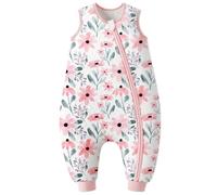 Yoofoss Piccolo sacco a pelo quadrato Air Layer Split Leg 2.5TOG Rosa Fiore XL