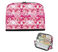 Yoogain Astuccio organizer per matite, grande capacità, organizer da scrivania ad alta capacità, per donne, università, orchidee, arte etnica
