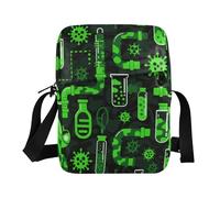 Yoogain Borsa a tracolla verde fluorescente blu piccola borsa a tracolla per donna borsa a tracolla tracolla regolabile per lavoro