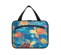 Yoogain Borsa da viaggio colorata da appendere con gancio, borsa essenziale di design per articoli da toeletta per articoli da toeletta essenziali per le donne vacanza estuche para guardar maquillaje