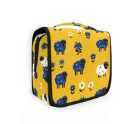 Yoogain Borsa da viaggio Nordic Sheep con gancio per appendere Borsa da barba impermeabile per gli uomini con scomparti e maniglia