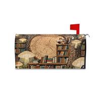 Yoogain Carino Scoiattolo Biblioteca Fiaba Stile Decorativo Mailbox Wraps per Estate Divertimento Patricks Day Copertura Della Cassetta Postale Formato Standard Caja de correos