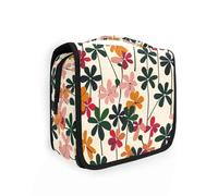 Yoogain Clover - Trousse colorate da donna, con gancio per appenderlo, elegante borsa con scomparti con scomparti e manico