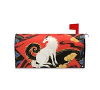 Yoogain Coperture decorative della cassetta della posta della capra rossa blu giapponese per la primavera unico di Natale copertura della scatola della posta magnetica di dimensione standard para