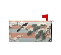 Yoogain Coperture decorative per cassette postali giapponesi Winterbird per Mardi Fun San Valentino Copertura per cassetta postale di dimensioni standard per buzon