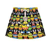 Yoogain Costume da bagno per ragazzi pantaloncini da allenamento con orecchie di coniglio pasquale uovo, Motivo uovo con orecchie di coniglio pasquale, 8-9 Anni