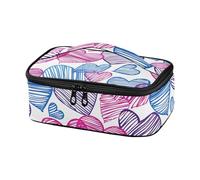 Yoogain Cuore Schizzo Semplice Piccolo Isolato Borse Pranzo Portatile Lunch Box Per Le Donne con Maniglia per il College