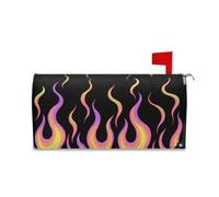 Yoogain Fiume che scorre Giraffa Colorato Decorativo Casella Postale Coperture Magnetiche per Autunno Carino Patrick Mailbox Covers Magnetico Dimensioni Standard Cover para buzon