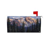 Yoogain Lapac Safari Montagna Design Decorativo Della Cassetta Della Lettera Copertura per Mardi Gras Casella Postale Coperture Magnetiche Dimensioni Standard Caja de correos