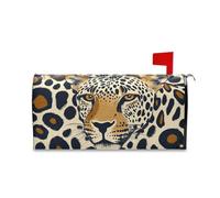 Yoogain Leopard Print Pattern decorativo Mailbox Wraps per Estate Fun Mailbox Covers Natale Dimensioni Standard Cover para buzon