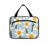 Yoogain Narciso Country Style Cartoon Style kit appeso per gli uomini con gancio, designer espandibile make up borsa per accessori must haves hotel bolsas para maquillaje L, Stile del fumetto di stile