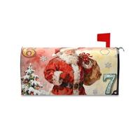 Yoogain Natale Babbo Natale Sei Sette Decorativi Magnetici Postale Coperture per Autunno Carino San Valentino Mailbox Covers Formato Standard Caja de correos