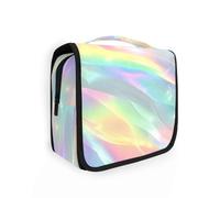 Yoogain Neon Seasons Galaxy borsa da viaggio da uomo da toilette con gancio per appendere Borsa per il trucco leggera Verticale Free-Standing